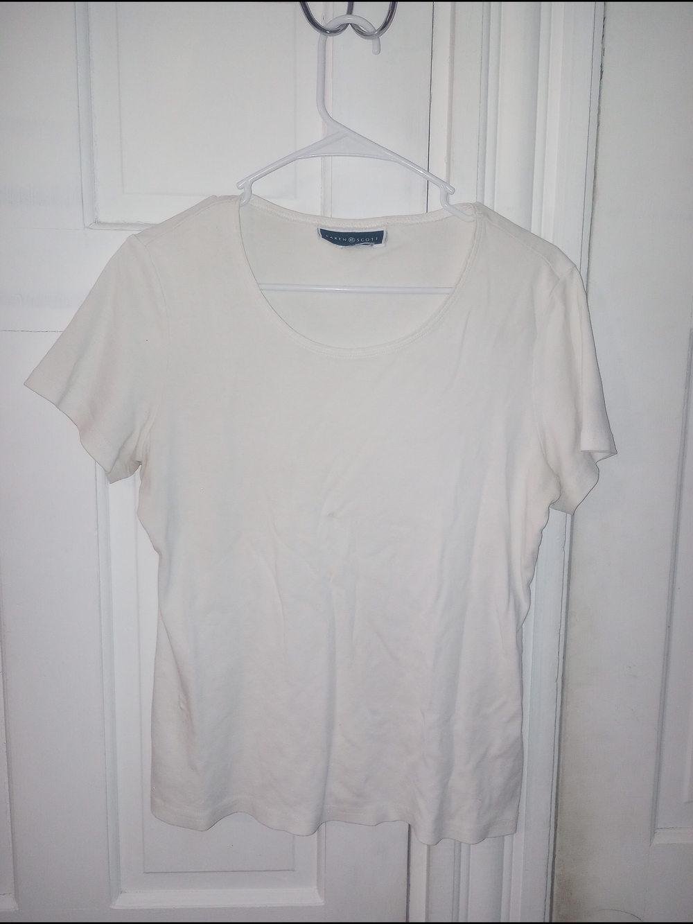 Karen Scott White Tee Shirt